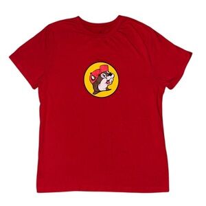 Red Buc-ees T Shirt Mens Size Large